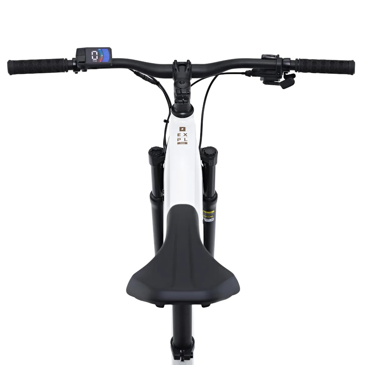 Handlebar with the display on the left grip