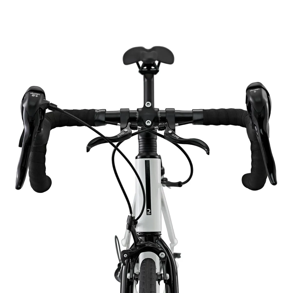 Secondary brake levers on the top of the handlebar